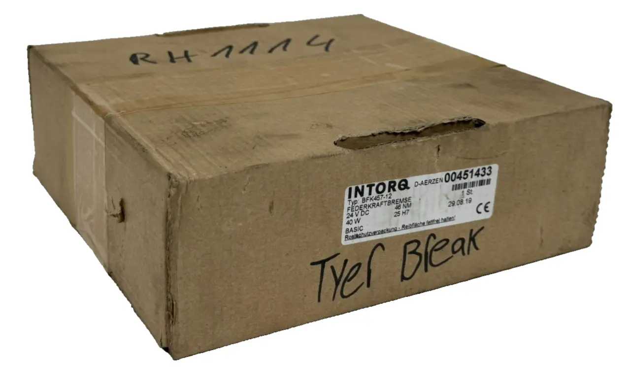 NEW INTORQ BFK457-12 BRAKE ASSEMBLY 00451433 24VDC 40W BASIC