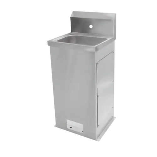John Boos PBHS-F-1410-X Pedestal Commercial Hand Sink w/ 13 1/2"L x 9 1/2"W x 5"D Bowl, Pedal Valve