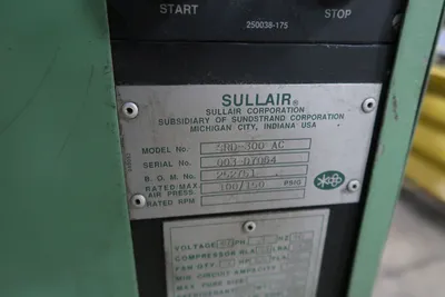 SULLAIR SRD-300AC Air Compressors | Mohawk Machinery (2)