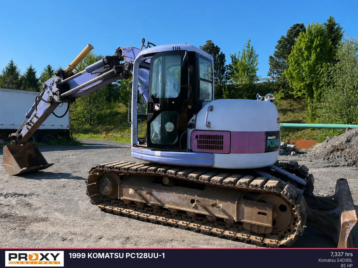 Used 1999 KOMATSU PC128UU-1 Crawler Excavators Pennsylvania US | Proxy Equipment #1388787