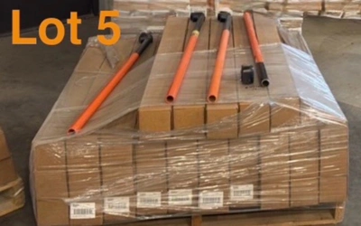 $4,640 Value on this pallet based on Amazon Prices. Amazon has them for $116.00 each. Pallet of 40 New Klein Hickey Rebar Hickey Tools model # 64310