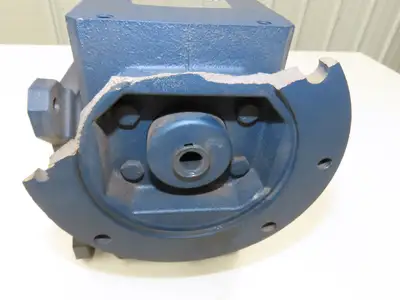 HMQ826-80-56-H Ironman Gearbox 80:1 22rpm .5Hp 56C Hollow Shaft *Broken Flange*