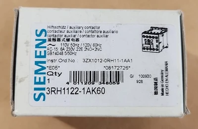 New | in-Stock Siemens 3RH1122-1AK60 Contact Blocks | J&J Industrial Supply #545538