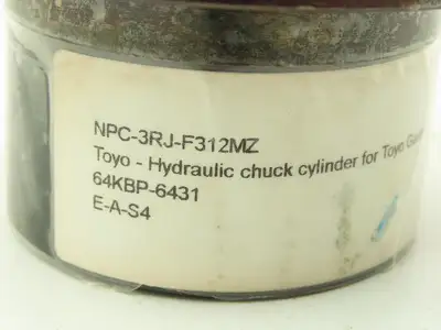 Naka Seiki NPC-3RJ-F312MZ  Toyo 3-Finger Power Chuck 85mm OD