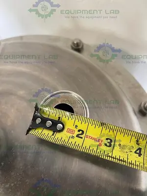 USED STEEL PRO T-2021 SB-575 CORROSION RESISTANT TANK 15 PSI W/ VALVE & GAUGE