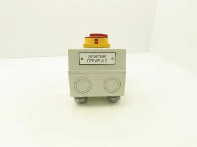 Allen Bradley 194E-A25-1756 Disconnect Load Switch 25A 600V 3PH 7x5x4" Enclosure