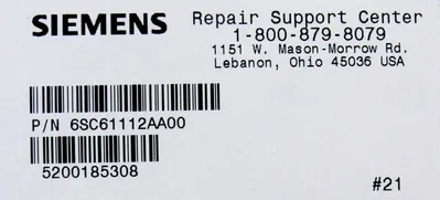 REMANUFACTURED SIEMENS 6SC-6111-2AA00 DRIVE 6SC61112AA00