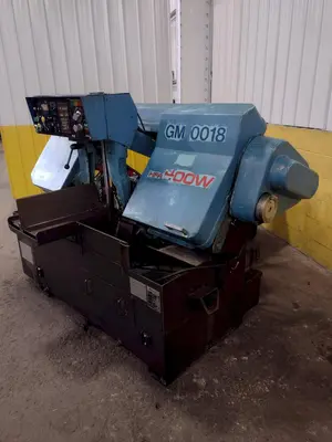 16" X 16" AMADA MODEL #HFA-400W AUTOMATIC HORIZONTAL BANDSAW: STOCK #15398