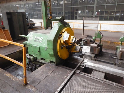 USED HEGENSCHEIDT MFD DRH II 110K TRAIN WHEEL LATHE