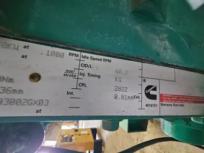 Used CUMMINS 2000DQKC-628 Generators British Columbia CA | Lenmark #277278