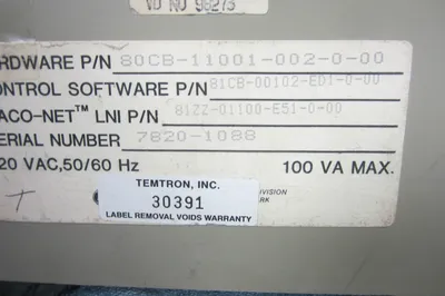 USED MACO BARBER COLMAN 80CB-11001-002-0-00 SEQUENCE MODULE 80CB11001002000