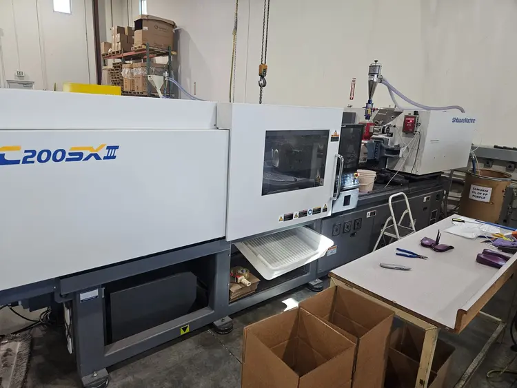 Used 2022 TOSHIBA MACHINE EC200SXIV70-048 Injection Molding Machines CA | INJECTION DEPOT #364446