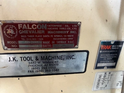 CHEVALIER FM-3KVH MILLERS, KNEE, N/C & CNC | Wheeler Machinery Sales (8)