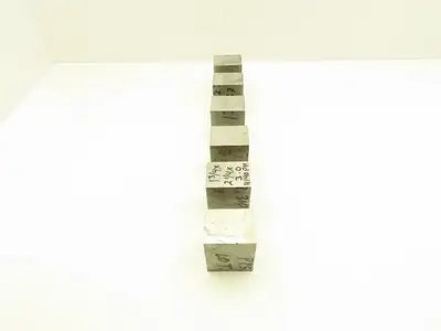4140 PH Alloy Steel Flat Bar Stock 1-3/4"x 2-1/4"x 3"L  Lot of 6