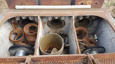 USED CONTINENTAL EMSCO F1000 TRIPLEX MUD PUMP