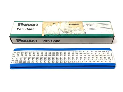 New | in-Stock Panduit Pan-Code Wire Marker Cards BOX OF 12 CARDS Blank Label Michigan US | Maverick Industrial Sales #1392491