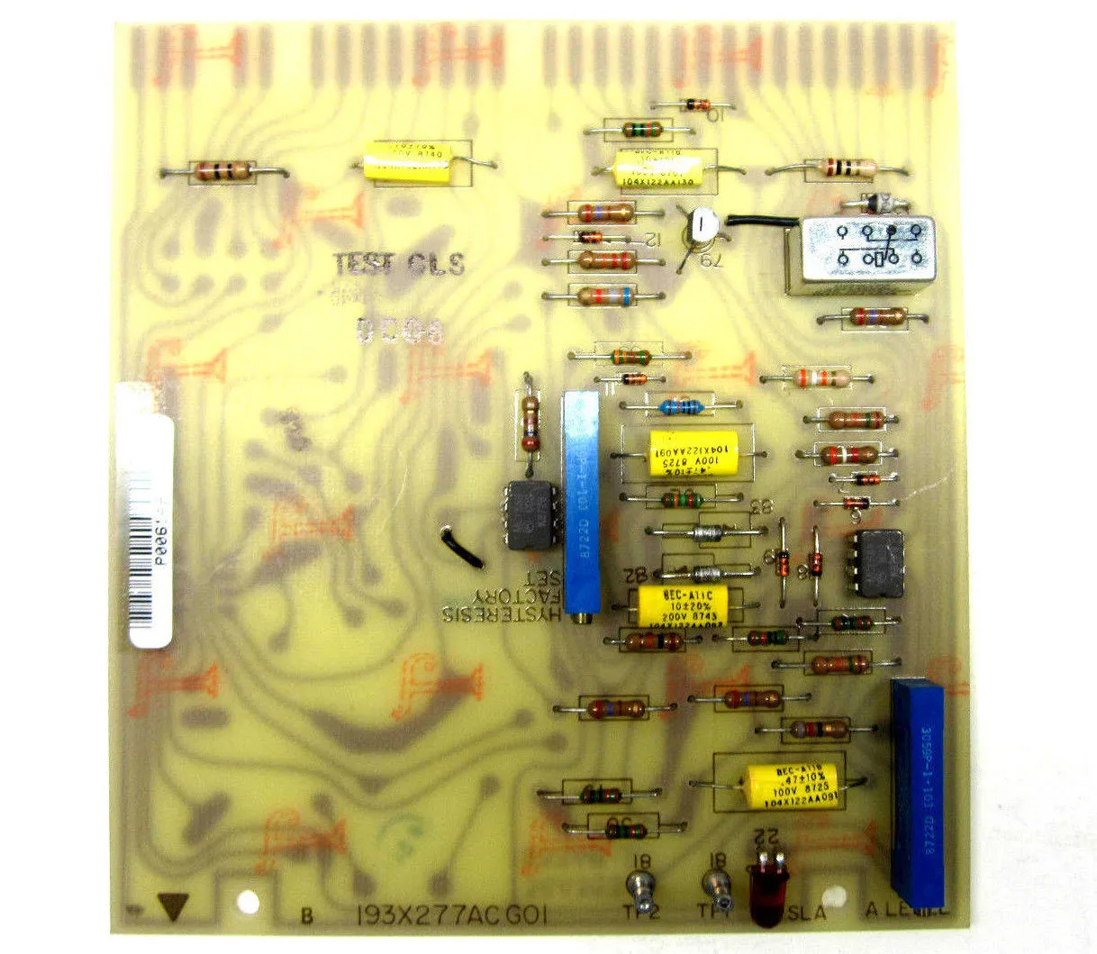 GENERAL ELECTRIC 193X277ACG01 PC BOARD LEVEL DETECTOR