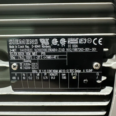 New | in-Stock Siemens 1LE1023-1DC29-0AB4-Z Motors (misc) Indiana US | J&J Industrial Supply #1293456