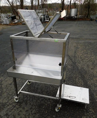USED UNSCRAMBLING HOPPER 48" BOTTLE HOPPER