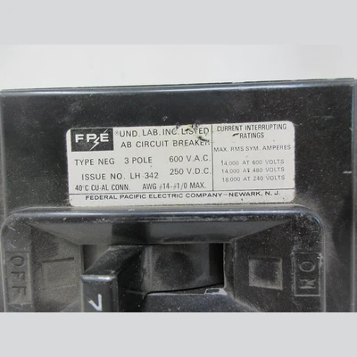 FPE NEG 70 Amp Breaker