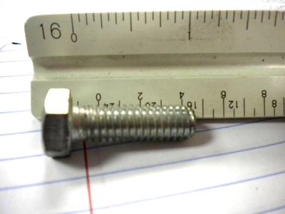 AFE and ABP  5/16 - 18 x 1" Tap Bolts - Zinc Grade 2- (LOT OF 5)