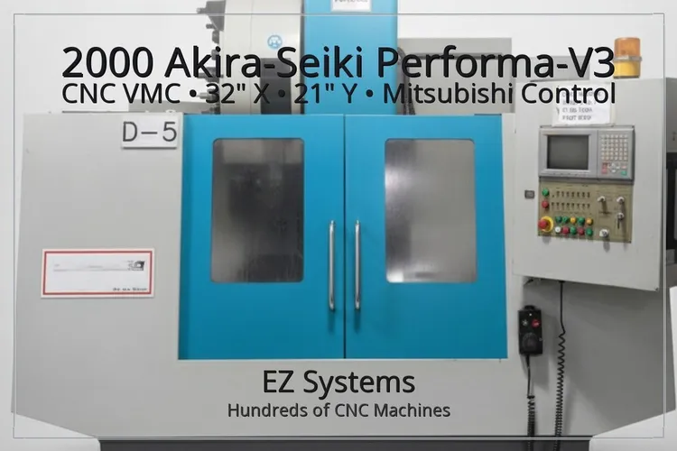 Used 2000 AKIRA SEIKI PERFORMA-V3 Vertical Machining Centers California US | [EZ] EZ Systems #1290068