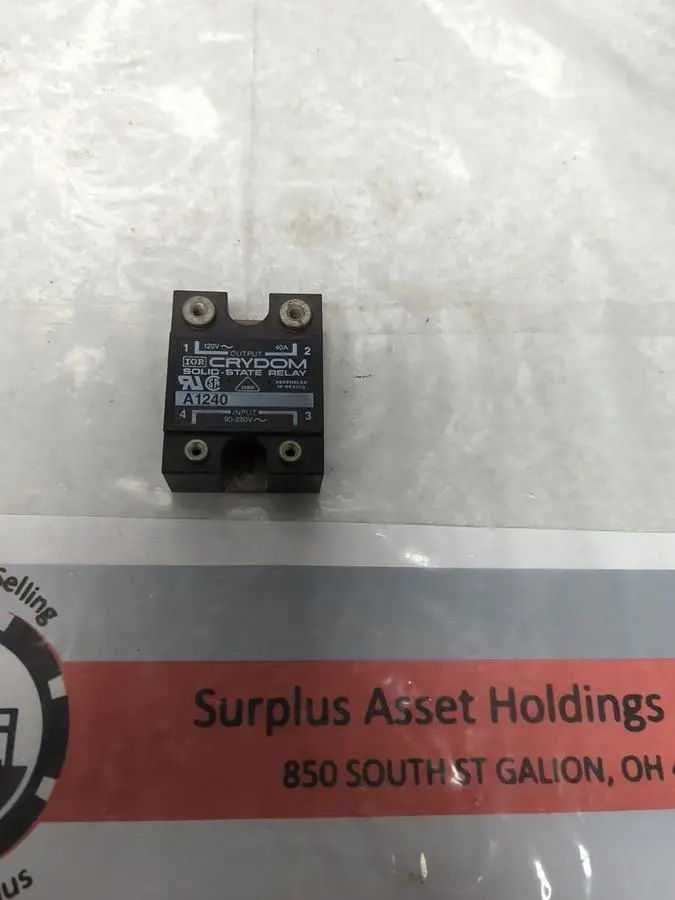 Used CRYDOM A1240 Miscellaneous Equipment (Electrical & Power) Ohio US | Surplus Asset Holdings #1209111