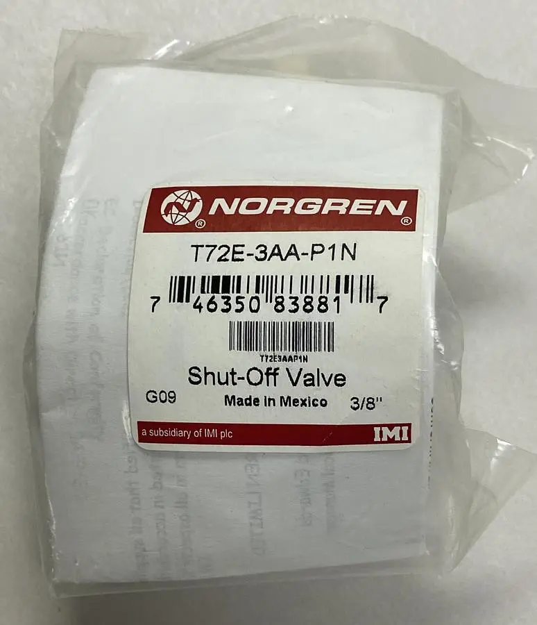 Used NORGREN T72E-3AA-P1N Pump & Valve Parts Ohio US | Surplus Asset Holdings #1235062