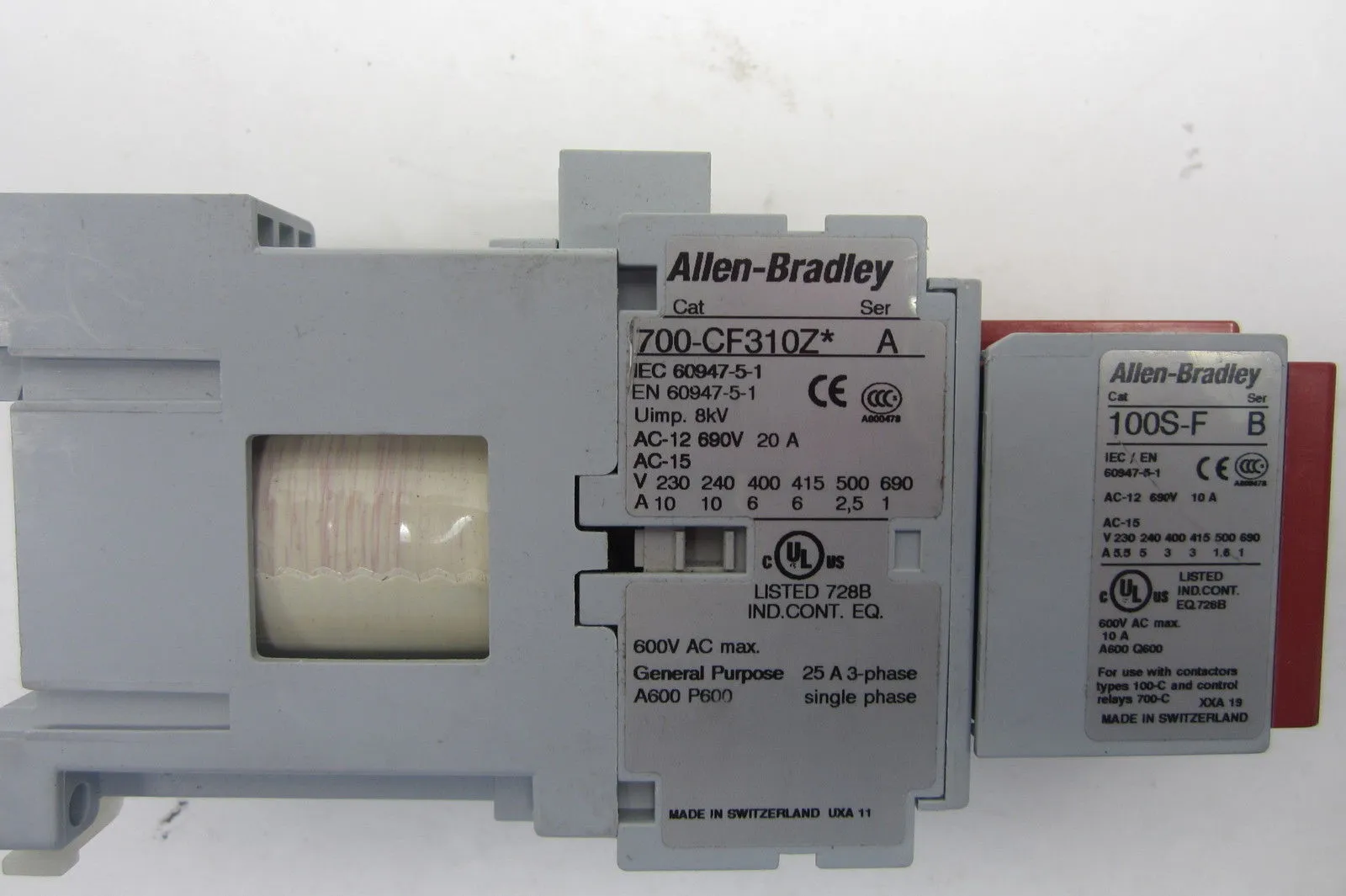 NEW ALLEN BRADLEY 700S-CF530ZDC RELAY 700SCF530ZDC