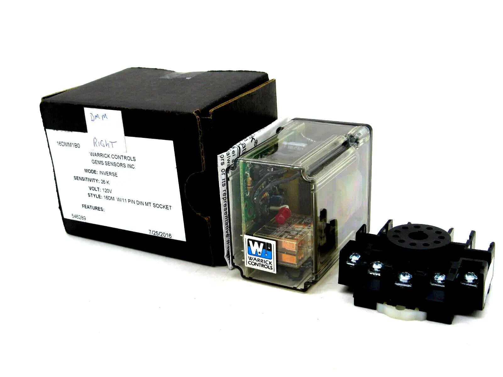 NEW GEM SENSOR WARRICK CONTROLS 16DMM1B0 CONTROL MODULE