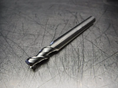 Kennametal Carbide 2 Flute Endmill 1/4" Shank QTY10 AADF0250J2DRB K600 (LOC1579)