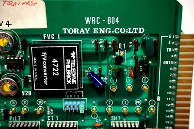 USED TORAY WRC-B04 PC BOARD WRCB04