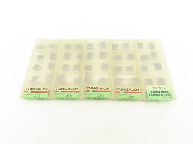 Toshiba Tungaloy SPMR090308-23 Box of 10 Square Carbide Inserts NS530 Lot of 50