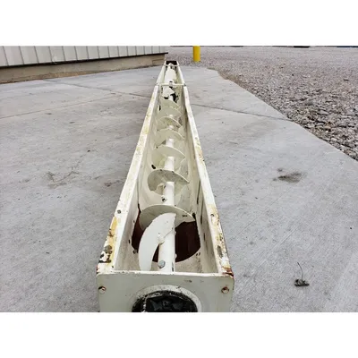 Used 8" dia. x 21' Long Paddle Conveyor Mixer