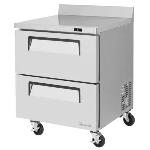 Turbo Air TWR-28SD-D2-N 27 1/2" Worktop Refrigerator w/ (1) Section, 115v