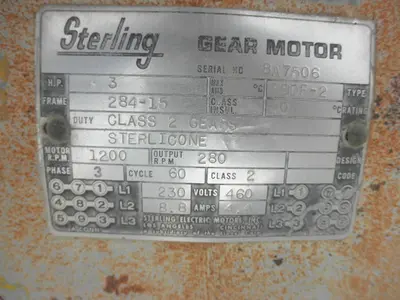 USED STERLING ELECTRIC FBDF-2