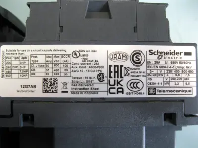 NEW Schneider Electric LC1D12G7