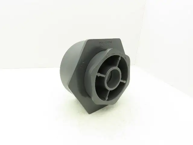 Ipex SCH 80 Reducer Bushing 8x6" + 6x2" PVC Slip Fittings Gray