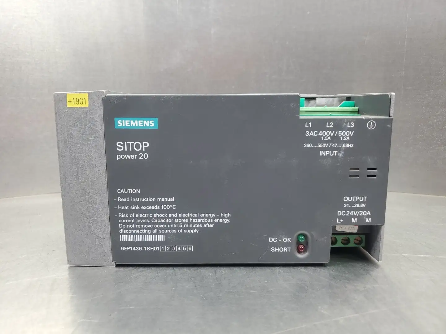 USED Siemens SITOP power20 Power Supply