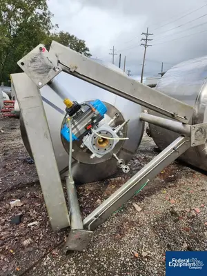 USED Stainless Fabrication 600 Gal SFI Mix Kettle, 304 S/S, 15/150#