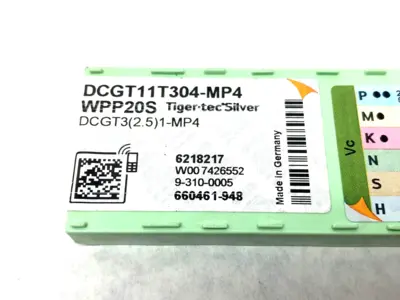 NEW WALTER TIGER-TEC SILVER TURNING INSERTS WPP20S DCGT11T304-MP4