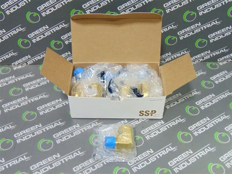 Box of 10 SSP TruFit IBT6SE Street Elbow Pipe Fittings 3/8" FNPT x 3/8" MNPT New NIB