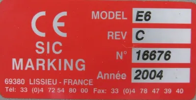 REFURBISHED SIC MARKING E6 CONTROLLER REV C