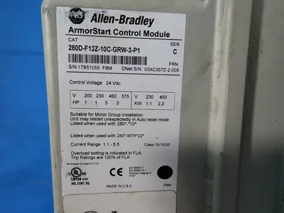 USED ALLENBRADLEY 280DF12Z10CGRW3P1