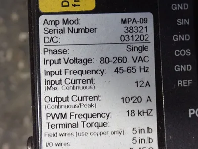 USED PARKER MPA09