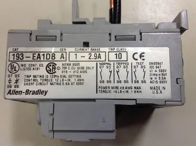 USED ALLEN BRADLEY 193-EA1DB SER A