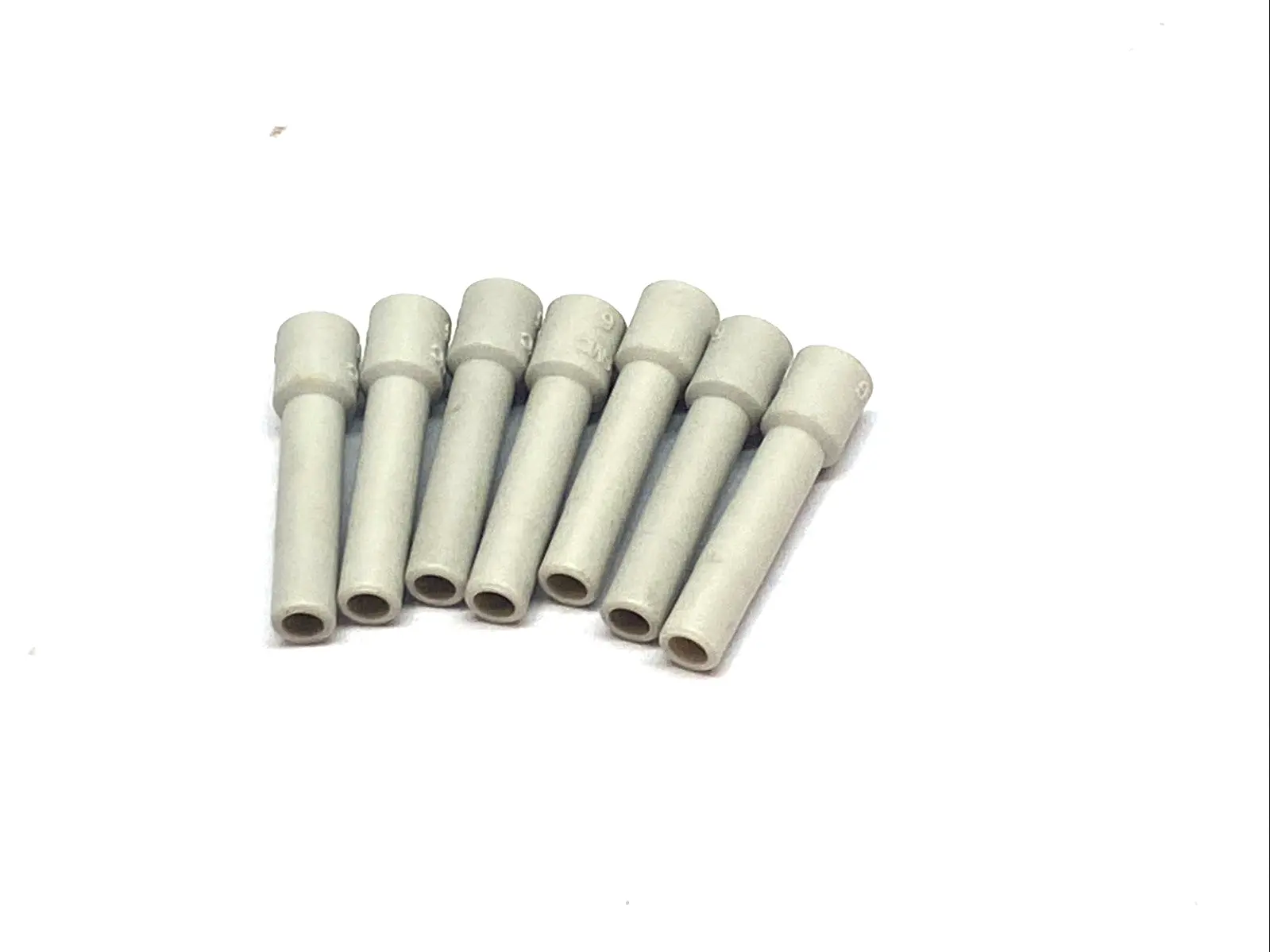 USED SMC ONE-TOUCH PLUG FITTING 6MM OD PNEUMATIC TUBE CAP LOT OF 7