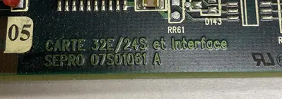 Used SEPRO 07S01061 A I/O Boards & Replacement Parts Ohio US | Surplus Asset Holdings #1233844