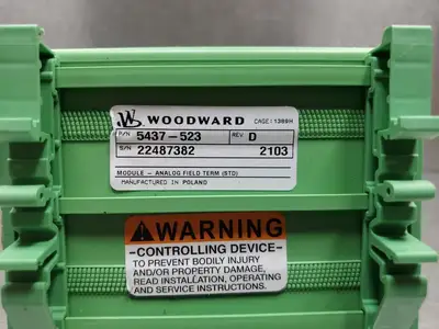 Used Woodward 5437-523 Rev D Analog Field Term (STD) Module I/O Boards & Replacement Parts South Carolina US | Palmetto Automation #1542070