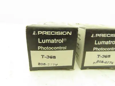 Precision T-368 Photocontrol Outdoor Dusk to Dawn Light Sensor 208-277V Lot of 6